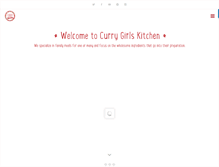 Tablet Screenshot of currygirlskitchen.com